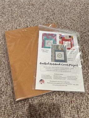 Quilted Notebook Cover Project